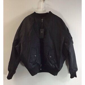 FABLETICS Iconic Bomber Jacket in Black - Size 1X-NWT